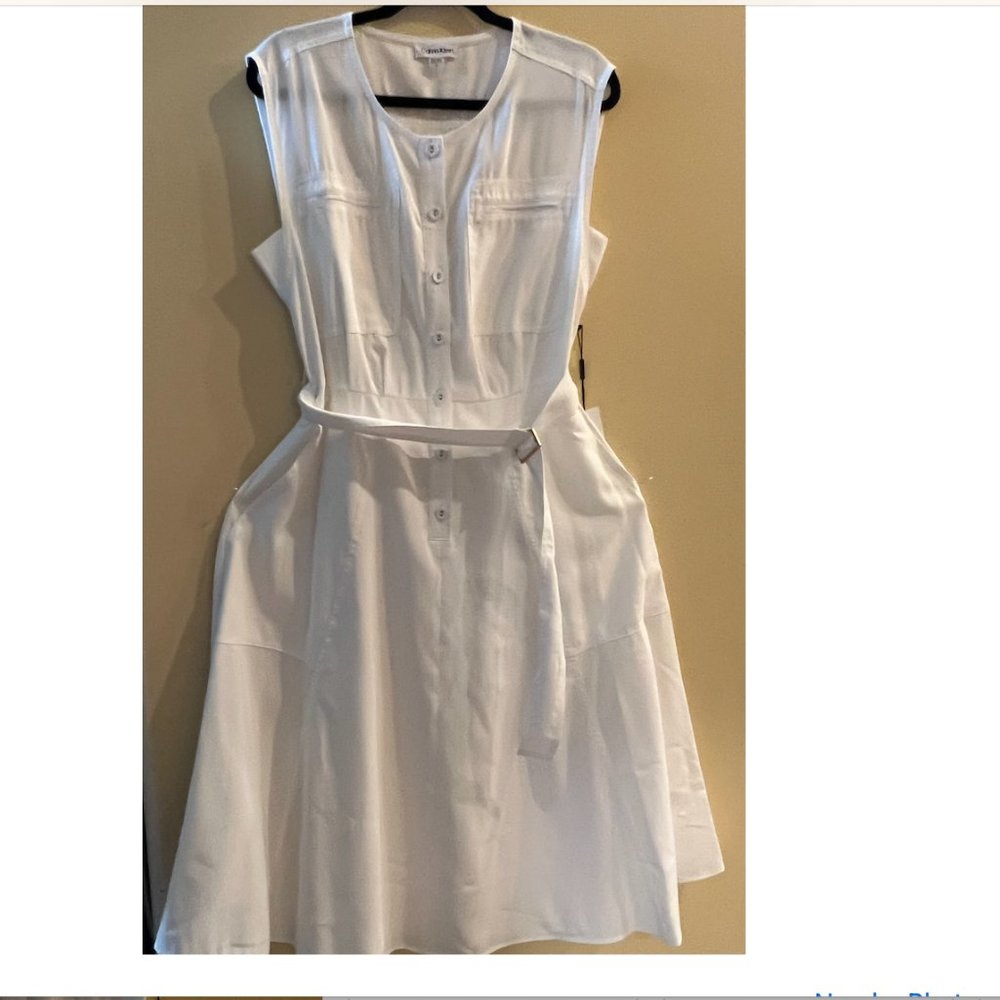 CALVIN KLIEN WHITE DRESS